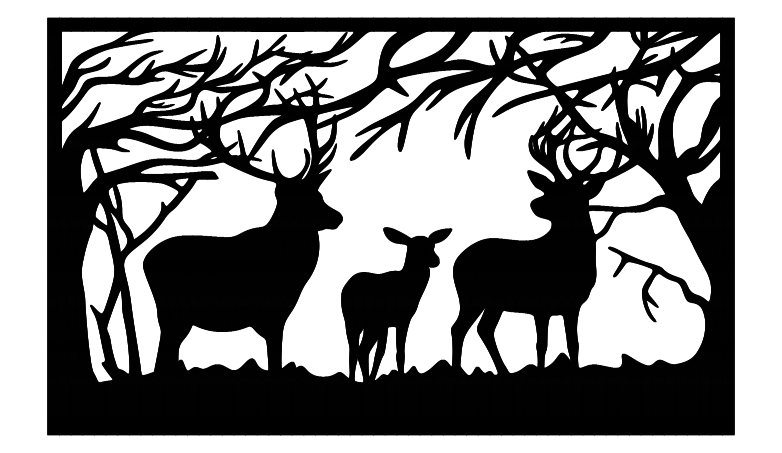 Cerf & Biche