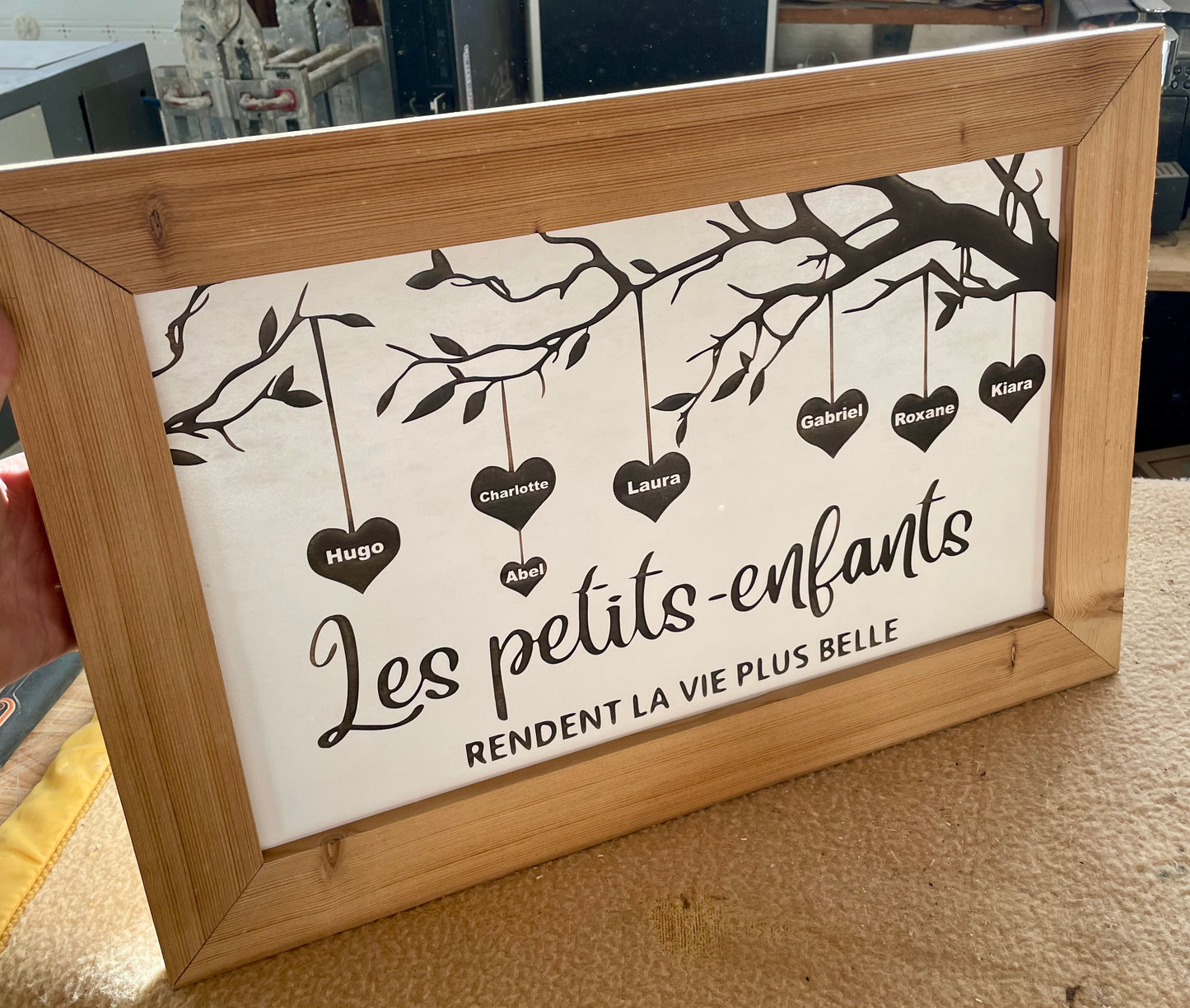 Cadre les petits enfants rendent la vie plus belle