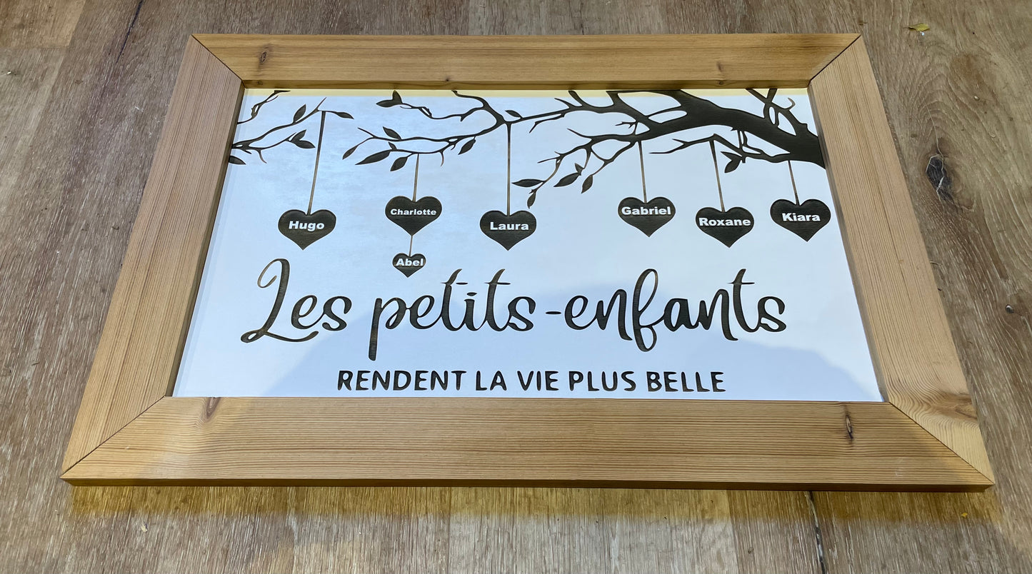 Cadre les petits enfants rendent la vie plus belle
