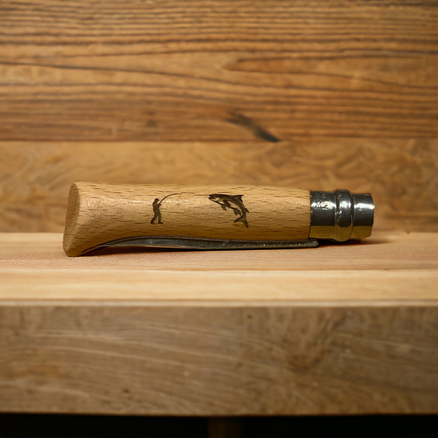 Opinel série limitée manche Pêche
