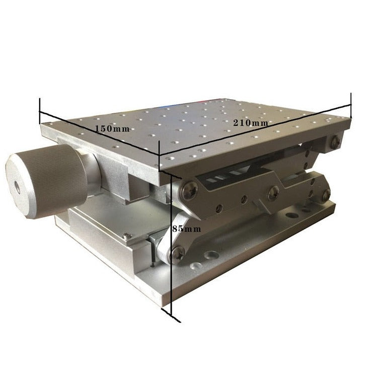 Laser Marking Engraving Machine Z-Axis Positioning Moving Work Table Workbench Worktable Stroke 60MM/120MM