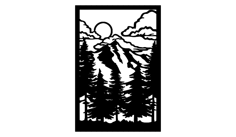 Paysage soleil