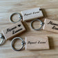 Porte clé en bois personnalisable