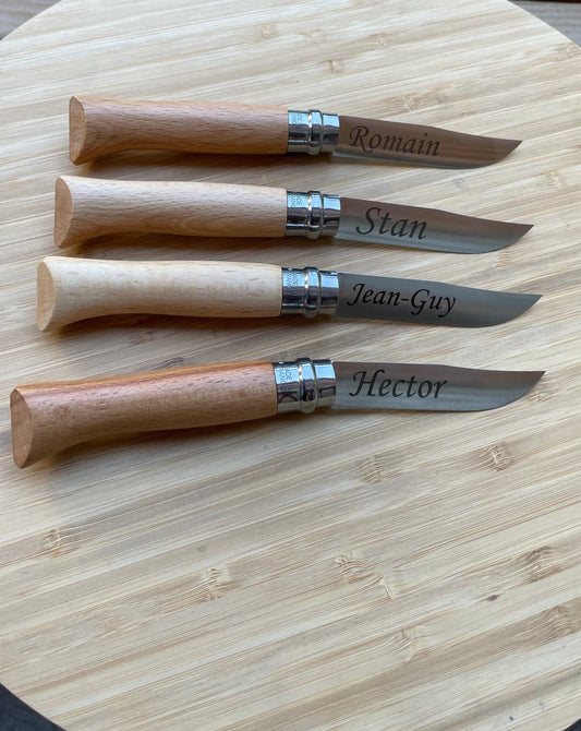 Opinel gravé