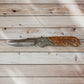 Couteau cran d'arrêt bois personnalisé